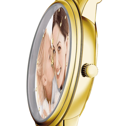 Personalized Photo Watch | Custom Engraved Unisex Watch Gift