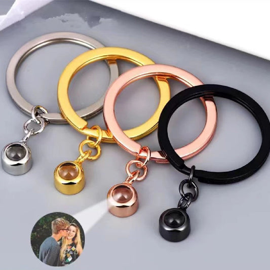 Custom Photo Projection Keyring
