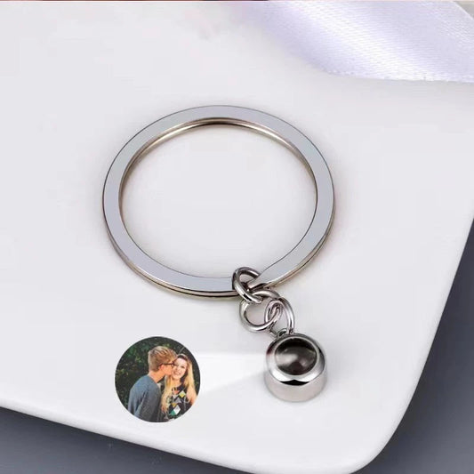 Custom Photo Projection Keyring