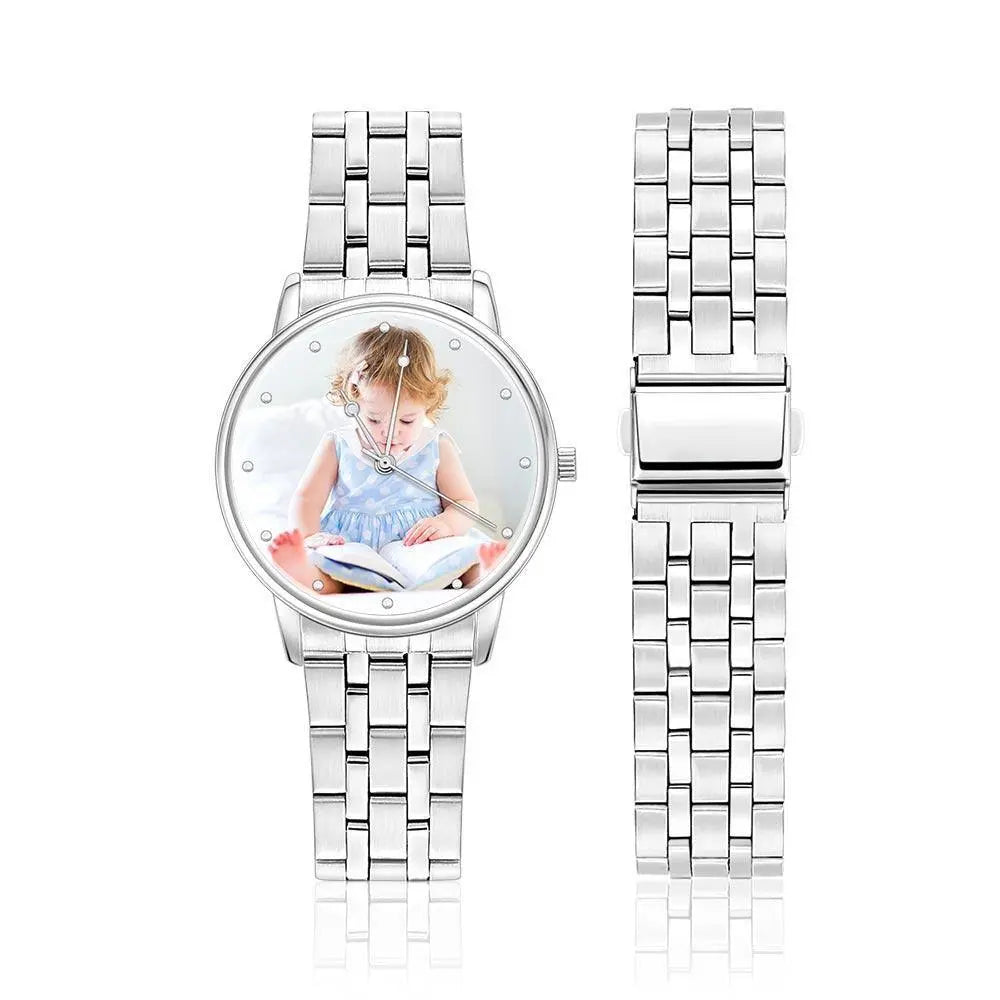 Personalized Photo Watch | Custom Engraved Unisex Watch Gift