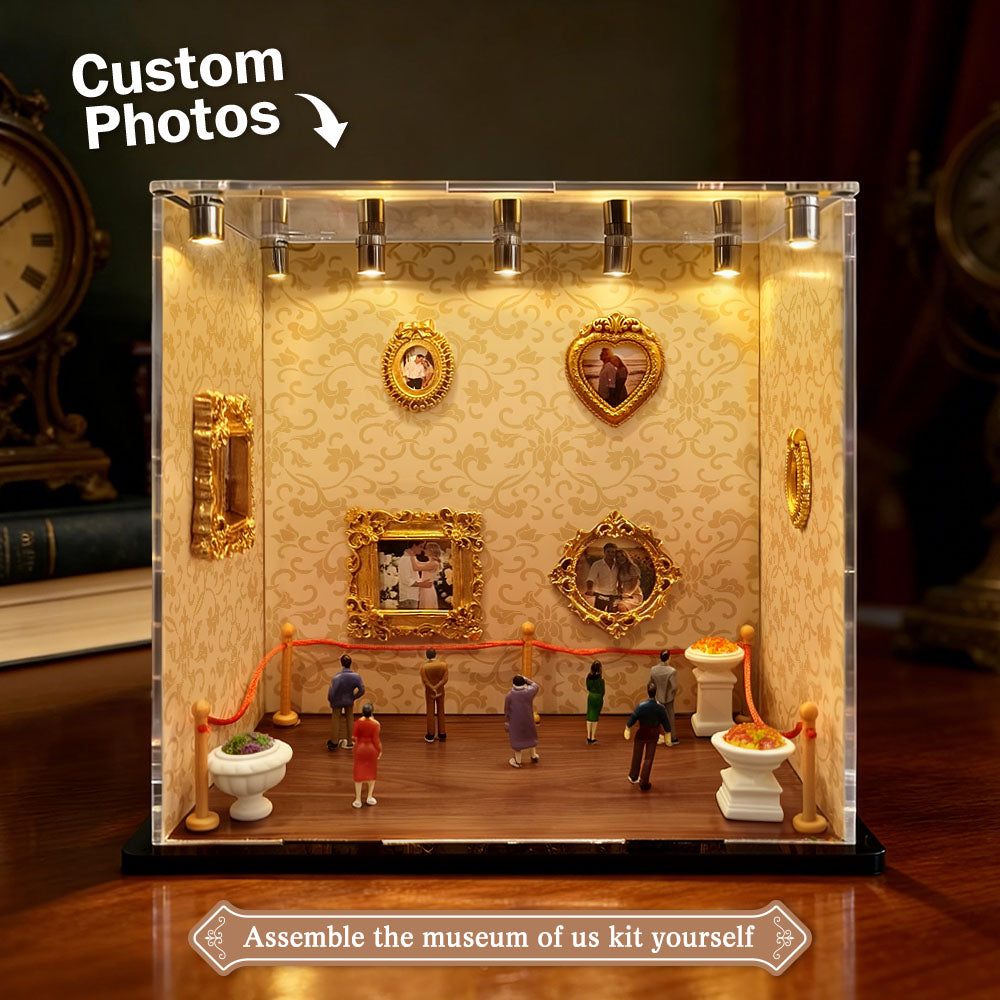 Personalized Mini Museum Photo Display | Custom Acrylic Memory Gift