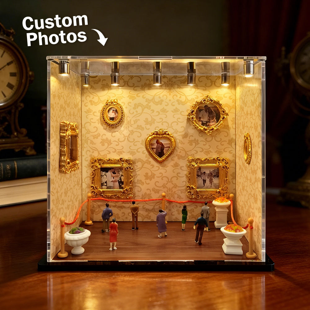 Personalized Mini Museum Photo Display | Custom Acrylic Memory Gift