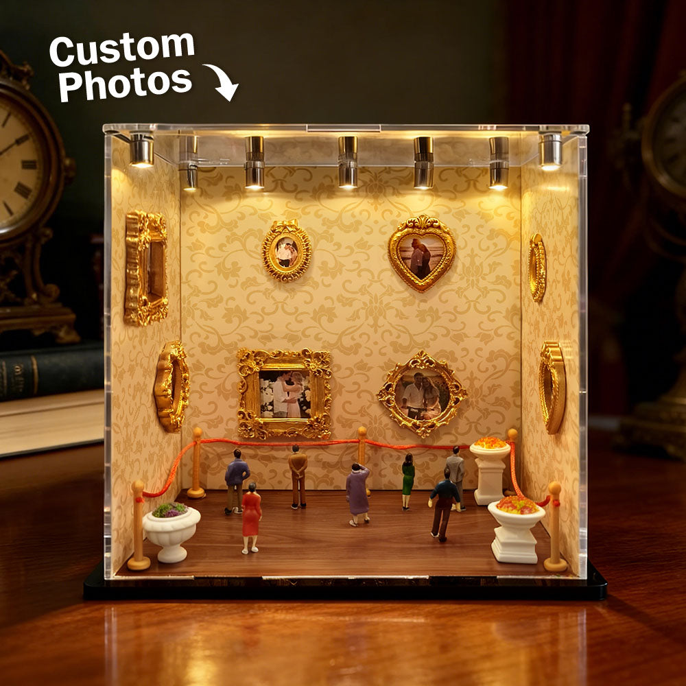 Personalized Mini Museum Photo Display | Custom Acrylic Memory Gift