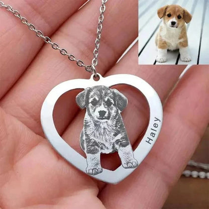 Custom Photo Pet Memorial Pendant