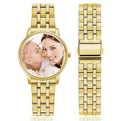 Personalized Photo Watch | Custom Engraved Unisex Watch Gift