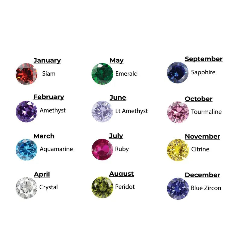 Personalized Birthstone Photo Ring – Custom Picture Ring with Birthstone Keepsake Gift
