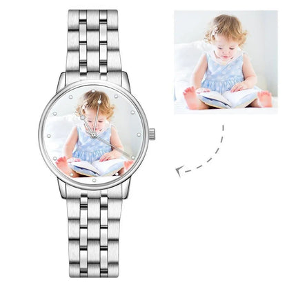 Personalized Photo Watch | Custom Engraved Unisex Watch Gift