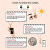 Custom Photo Projection Paw Necklace - My Tiny Memories