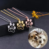 Custom Photo Projection Paw Necklace - My Tiny Memories
