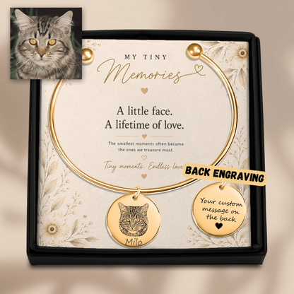 Personalized Pet Photo Bangle Bracelet