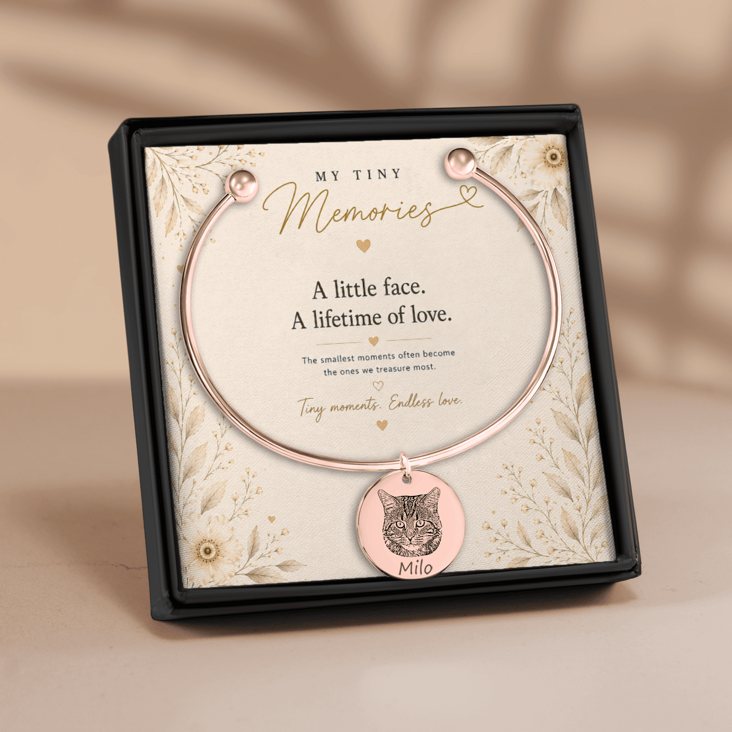 Personalized Pet Photo Bangle Bracelet