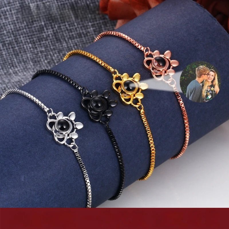 Customizable Pet Projection Bracelet - My Tiny Memories