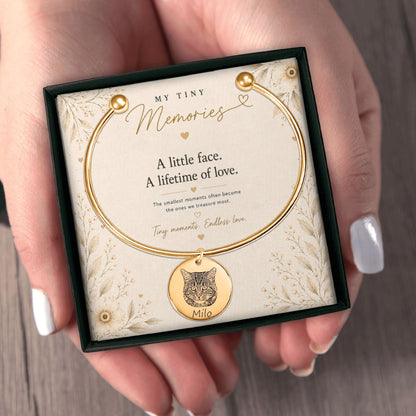 Personalized Pet Photo Bangle Bracelet