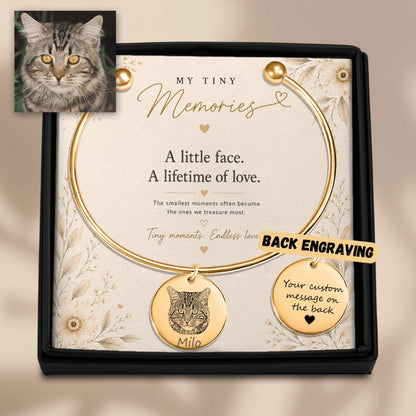 Personalized Pet Photo Bangle Bracelet