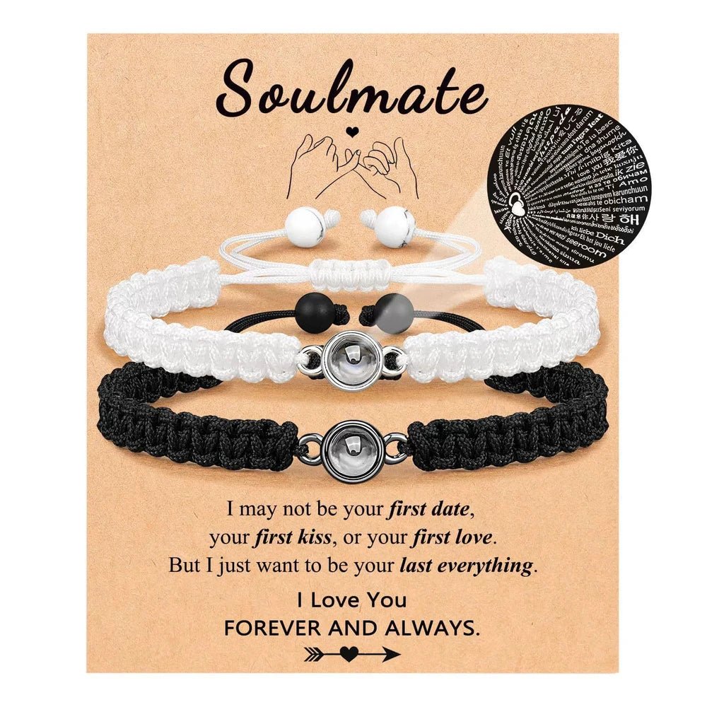 Handwoven Projection Couple Bracelet Set - My Tiny Memories