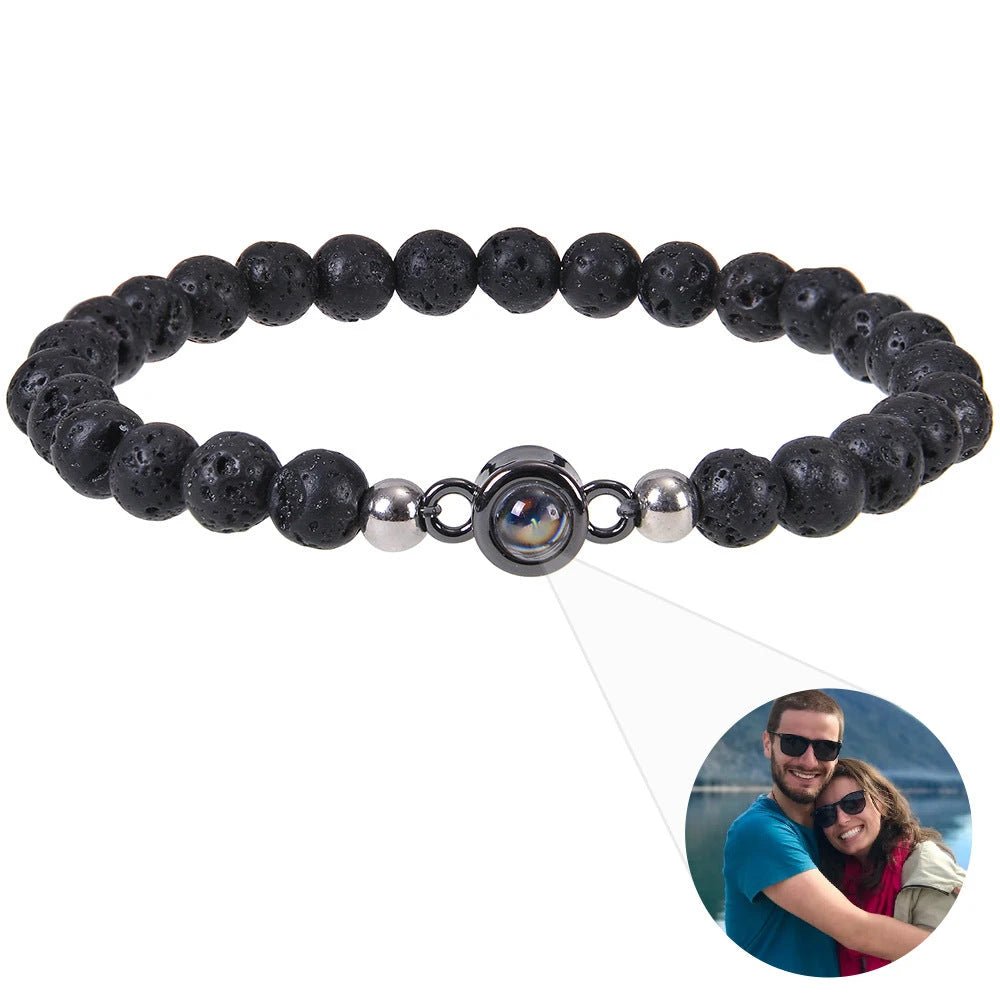 Natural Stone Projection Bracelet - My Tiny Memories