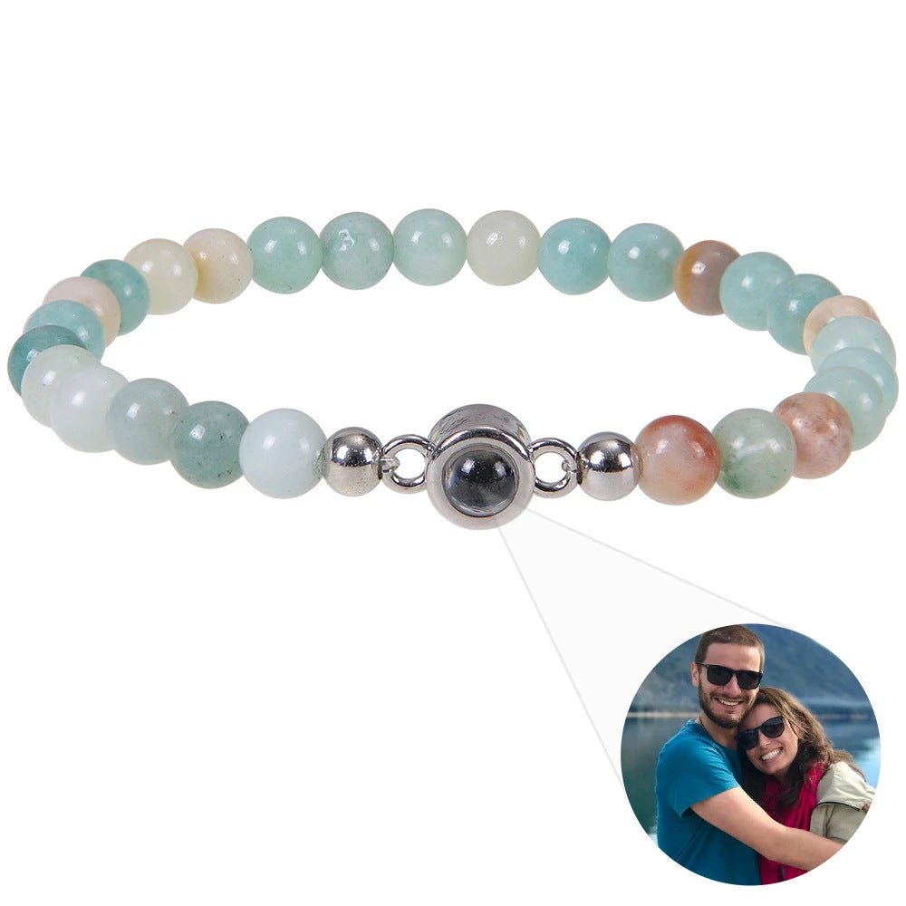 Natural Stone Projection Bracelet - My Tiny Memories