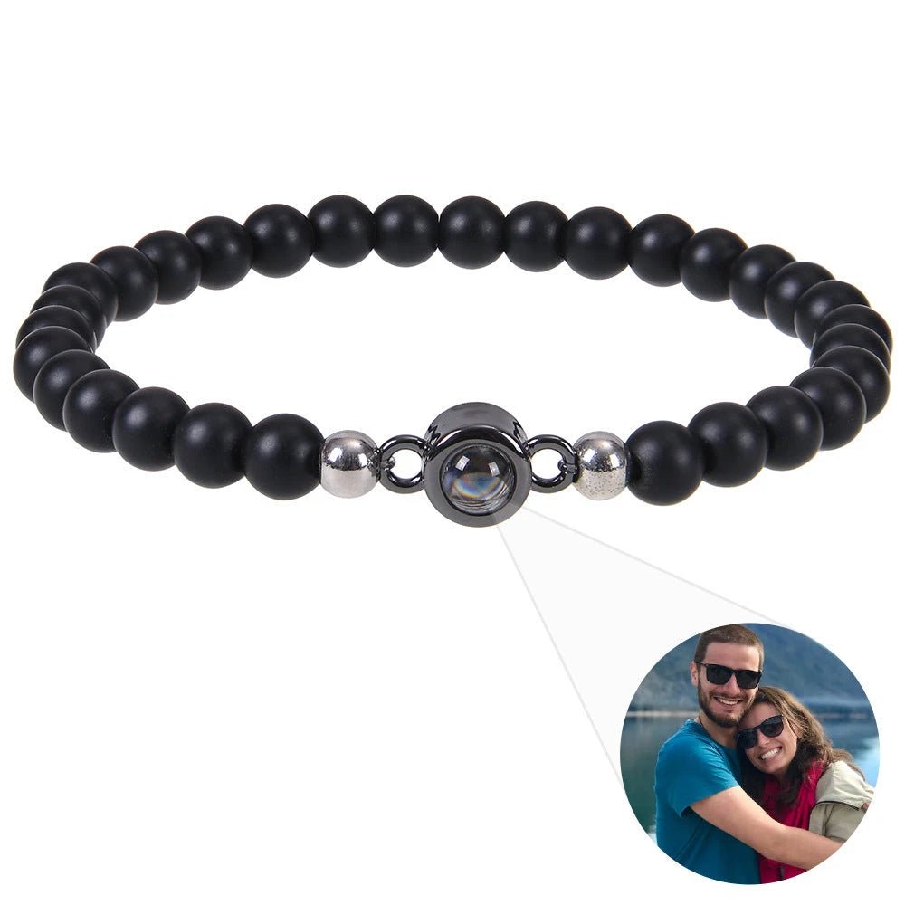 Natural Stone Projection Bracelet - My Tiny Memories