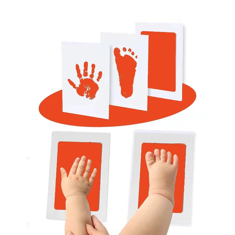 Newborn Hand & Footprint Ink Pad Kit | Safe Baby Shower Gift - My Tiny Memories