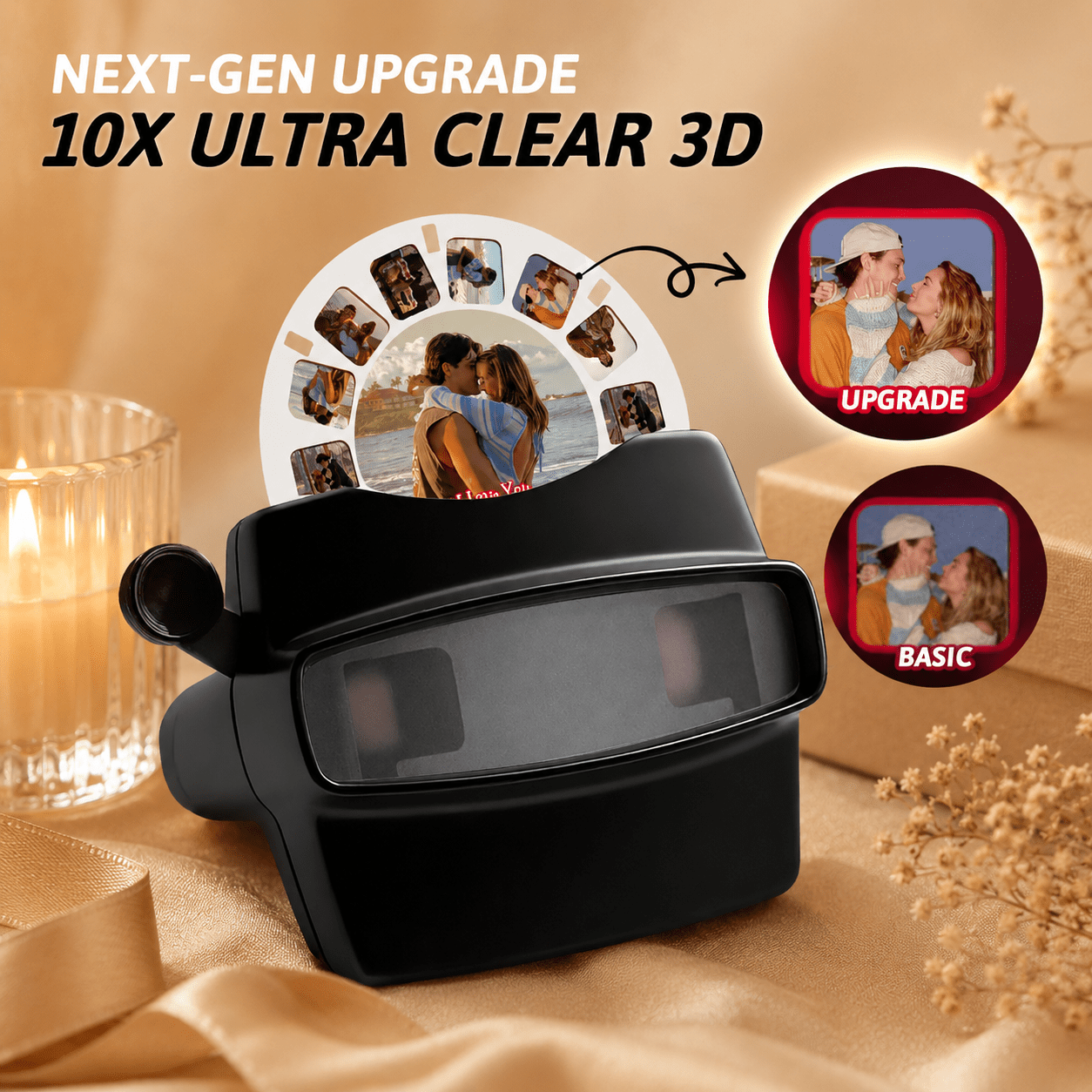 Personalized 3D Memory Viewer – Custom Photo Reel Keepsake Gift - My Tiny Memories