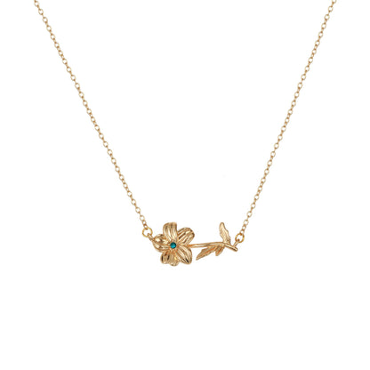 Personalized Birth Flower Necklace | Custom Birth Month Gift - My Tiny Memories