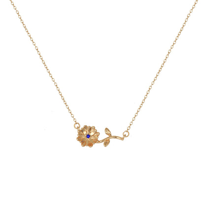 Personalized Birth Flower Necklace | Custom Birth Month Gift - My Tiny Memories