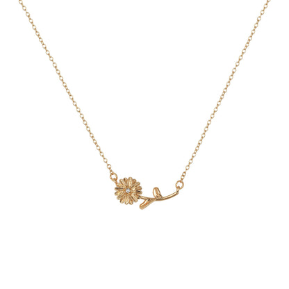 Personalized Birth Flower Necklace | Custom Birth Month Gift - My Tiny Memories