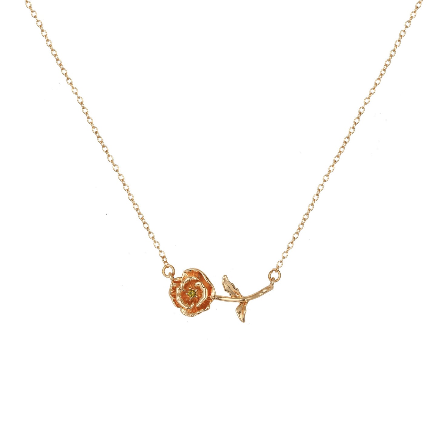 Personalized Birth Flower Necklace | Custom Birth Month Gift - My Tiny Memories