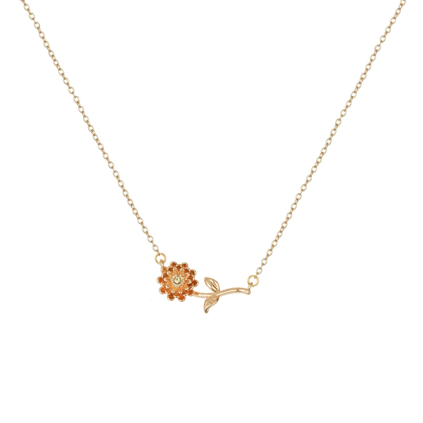 Personalized Birth Flower Necklace | Custom Birth Month Gift - My Tiny Memories