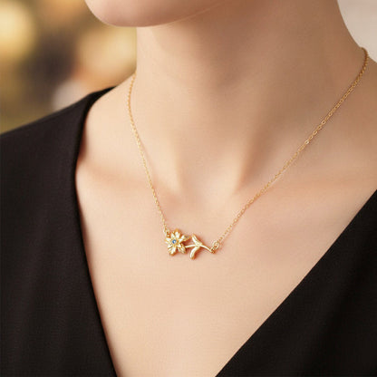 Personalized Birth Flower Necklace | Custom Birth Month Gift - My Tiny Memories