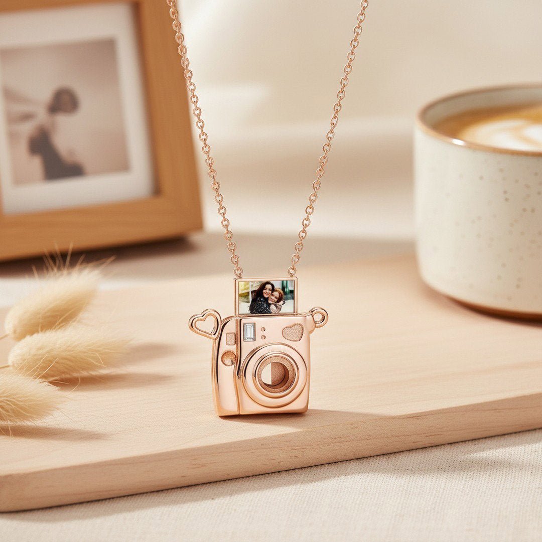 Personalized Camera Necklace | Custom Photo Keepsake - My Tiny Memories