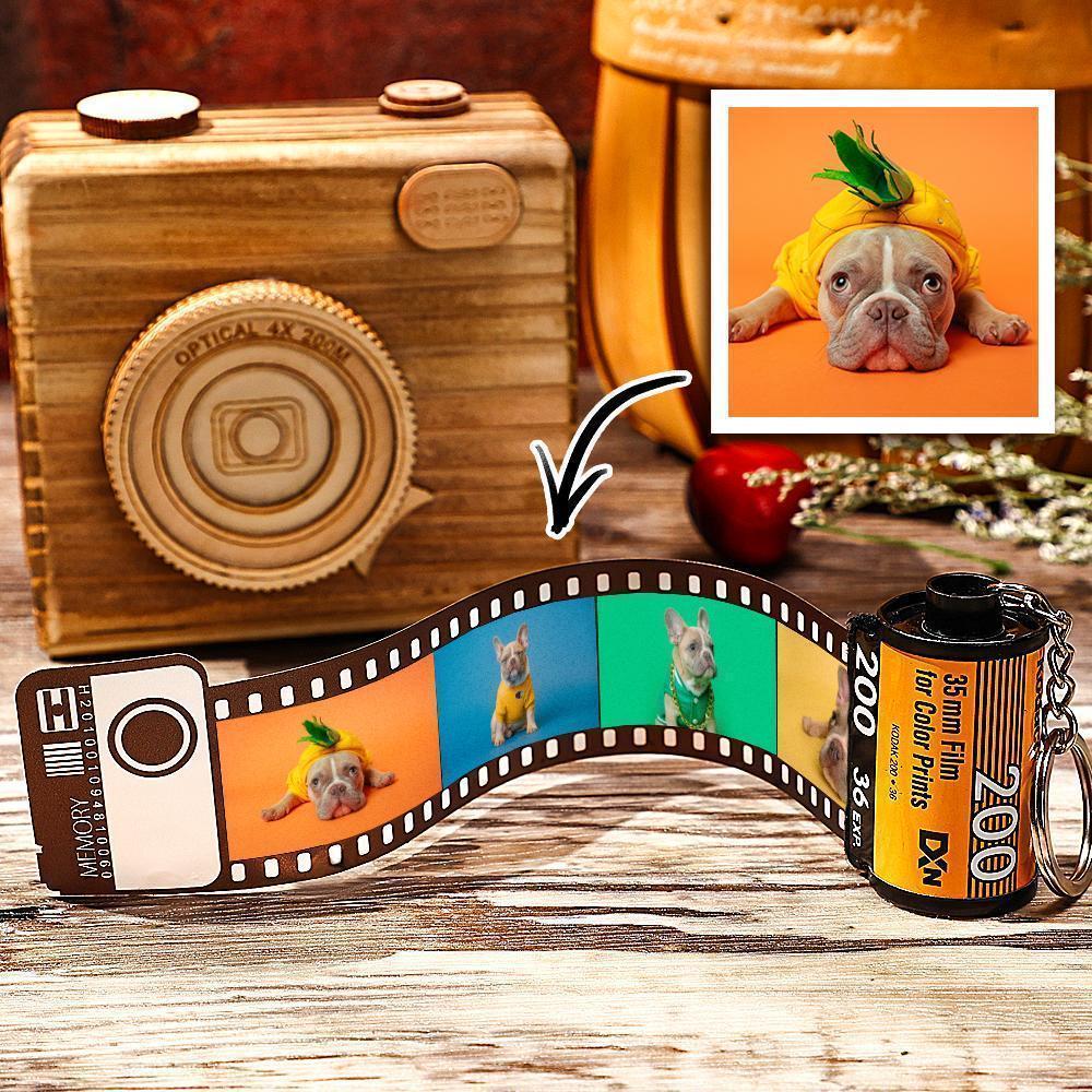 Personalized Film Roll Keychain | Custom Photo Keepsake Gift - My Tiny Memories
