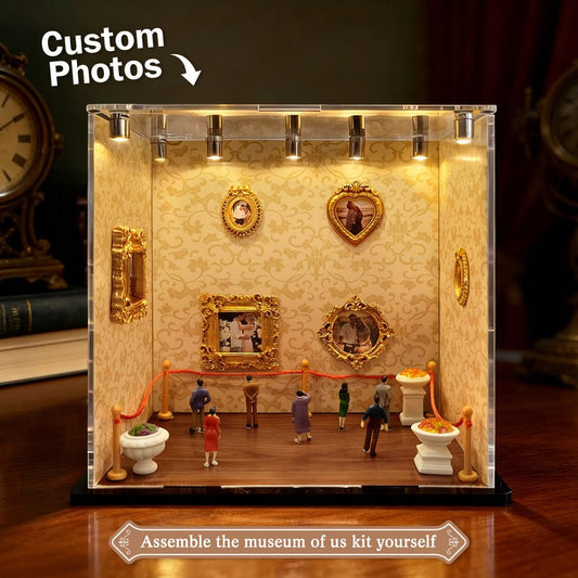 Personalized Mini Museum Photo Display | Custom Acrylic Memory Gift - My Tiny Memories