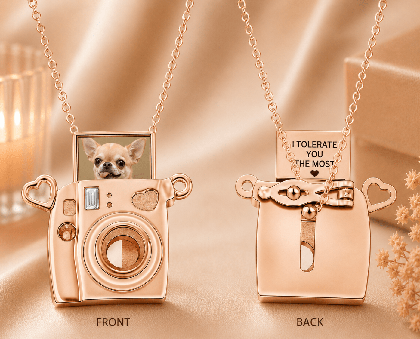 Personalized Pet Camera Necklace - My Tiny Memories