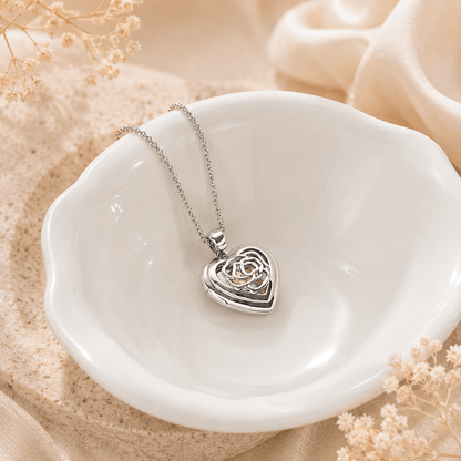 Personalized Photo Heart Locket Necklace - My Tiny Memories
