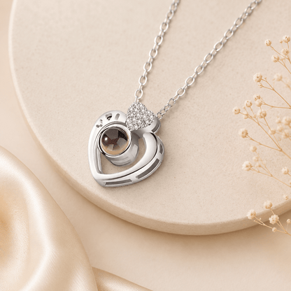 Personalized Photo Projection Necklace | Custom Gift for Her - My Tiny Memories