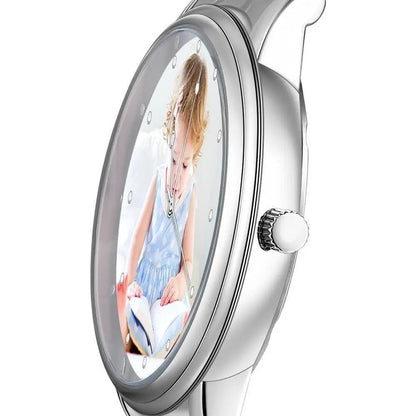 Personalized Photo Watch | Custom Engraved Unisex Watch Gift - My Tiny Memories