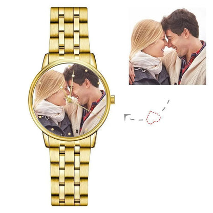 Personalized Photo Watch | Custom Engraved Unisex Watch Gift - My Tiny Memories