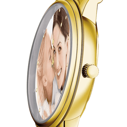 Personalized Photo Watch | Custom Engraved Unisex Watch Gift - My Tiny Memories