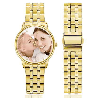 Personalized Photo Watch | Custom Engraved Unisex Watch Gift - My Tiny Memories