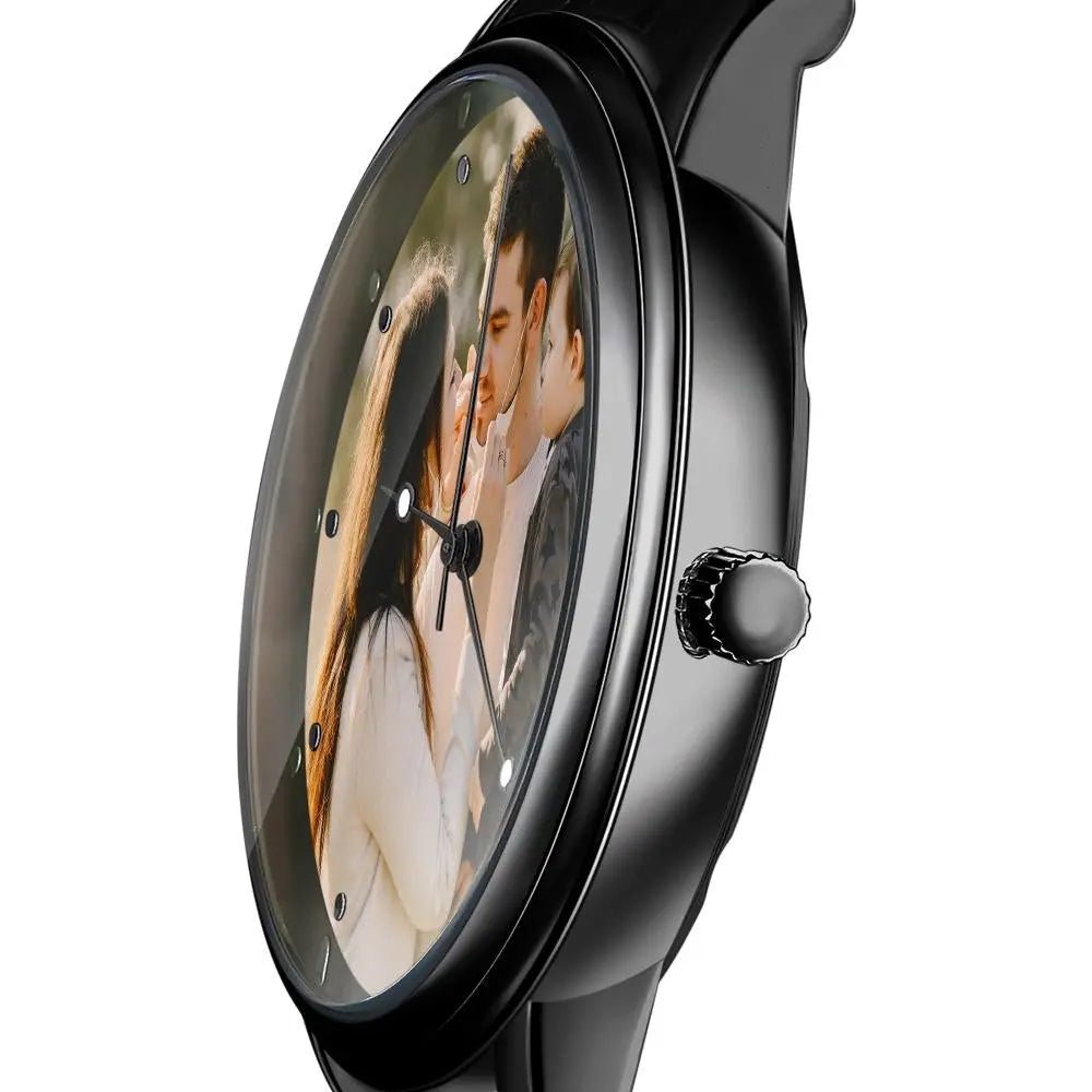Personalized Photo Watch | Custom Engraved Unisex Watch Gift - My Tiny Memories