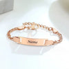 Personalized Stainless Steel Baby Bangle - My Tiny Memories