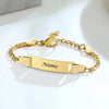 Personalized Stainless Steel Baby Bangle - My Tiny Memories
