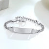 Personalized Stainless Steel Baby Bangle - My Tiny Memories