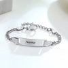 Personalized Stainless Steel Baby Bangle - My Tiny Memories