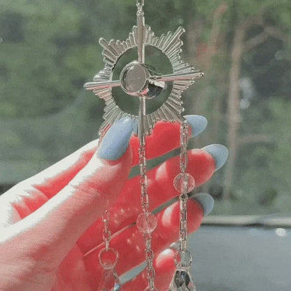 Personalized Photo Sun Catcher | Memorial Angel Keepsake Ornament